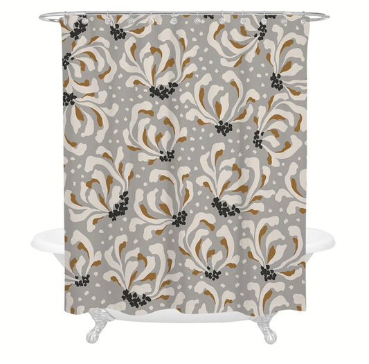 Shower Curtain - Bledian Floral Shower Curtian - WF1.3.26