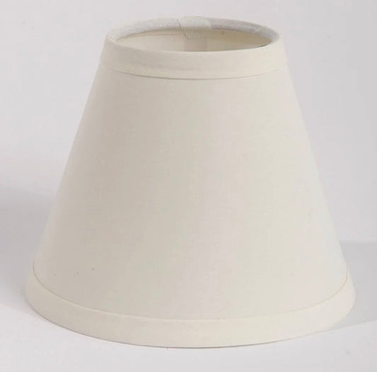 Lamp Shade - 5"H x 6"W Empire Lamp Shade w/Bulb clip attachment - WF12.4.25