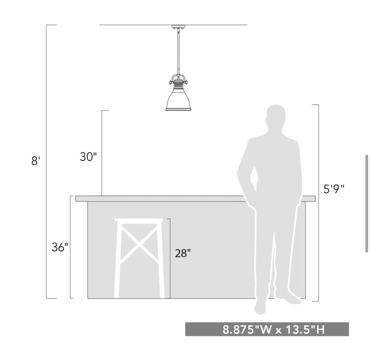 Pendant - Ruthie 1 - Light Unique / Statement Pendant - WF1.3.26