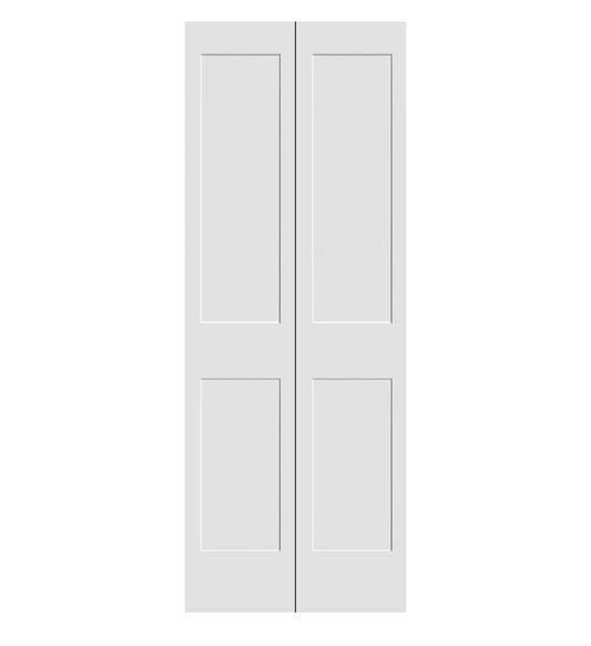 Door - 36" W x 80" H Bi-Fold Primed 2 Panel Shaker - WF11.7.25