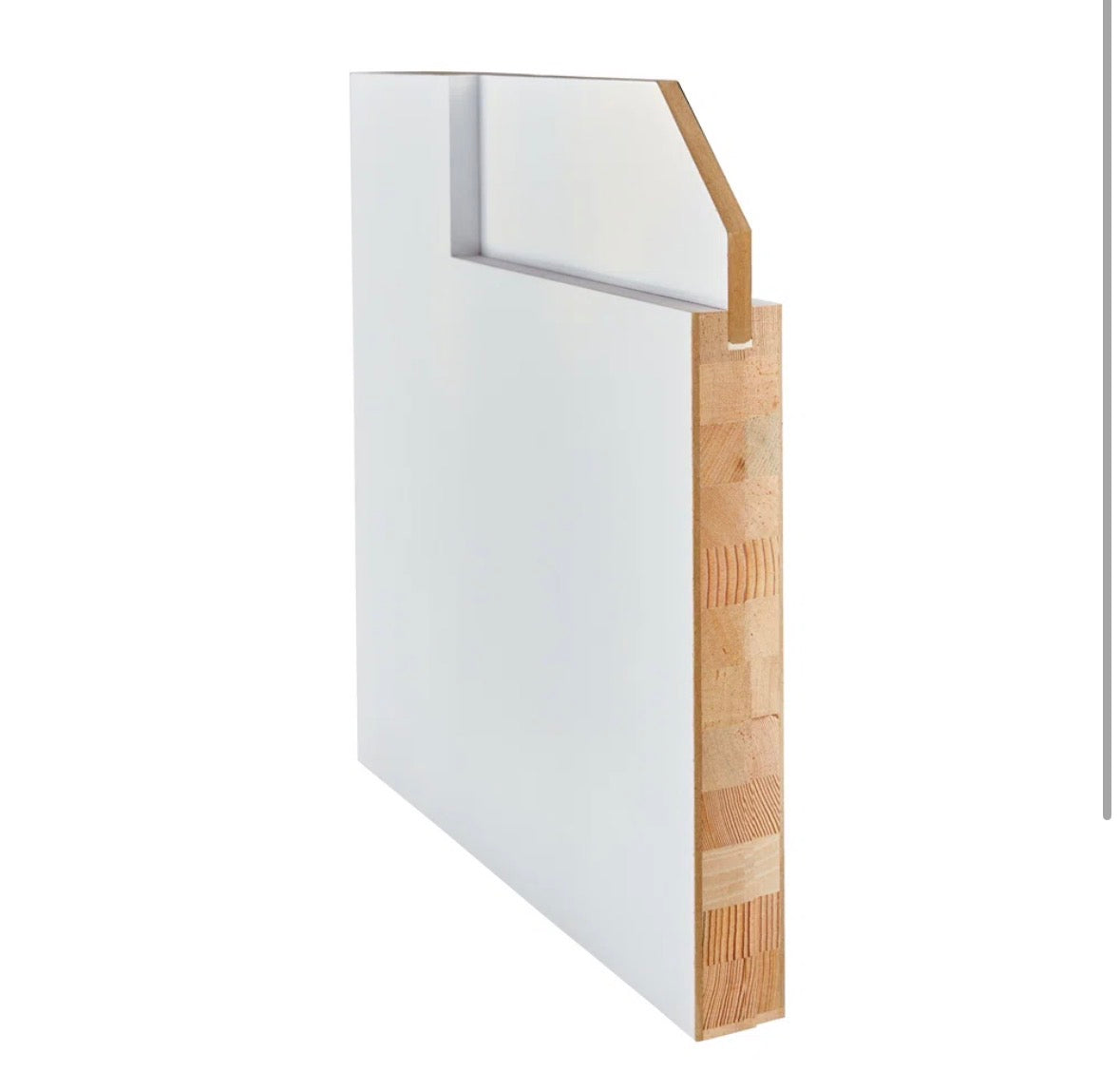 Door - 36" W x 80" H Bi-Fold Primed 2 Panel Shaker - WF11.7.25