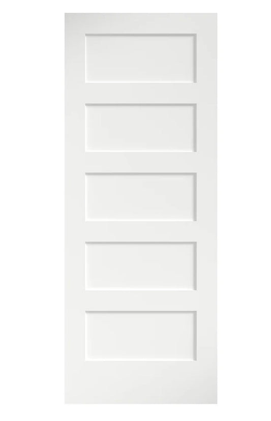 Door - 30” W x 80” H Solid 5 Panel Door - BSW