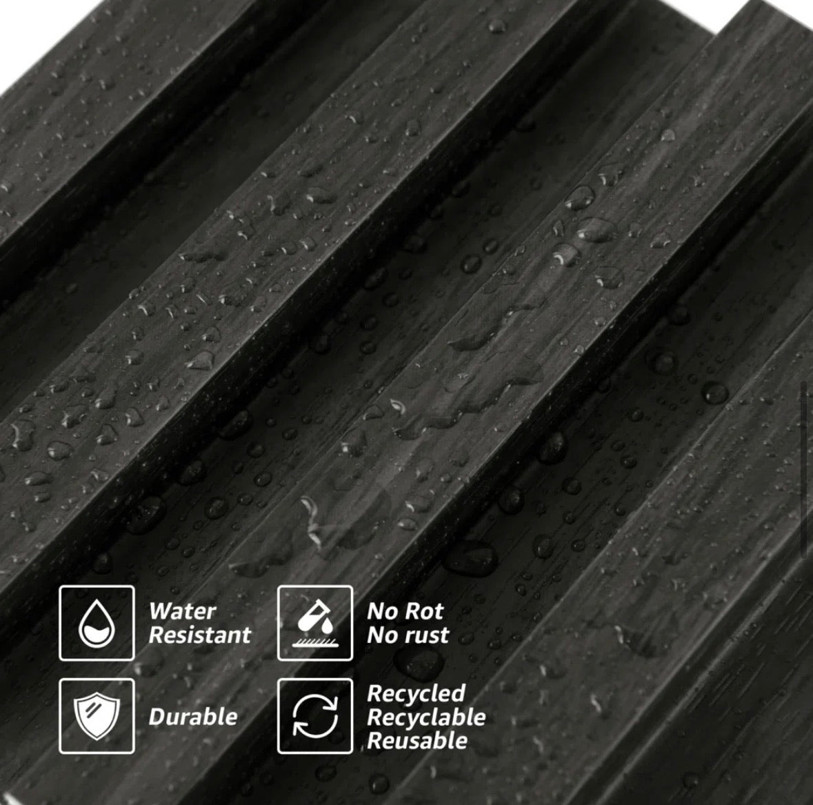 Acoustic Wall Panels - 4 PCS 103.94'' x 5.7'' Slat Solid Wood Wall - 11.7.25