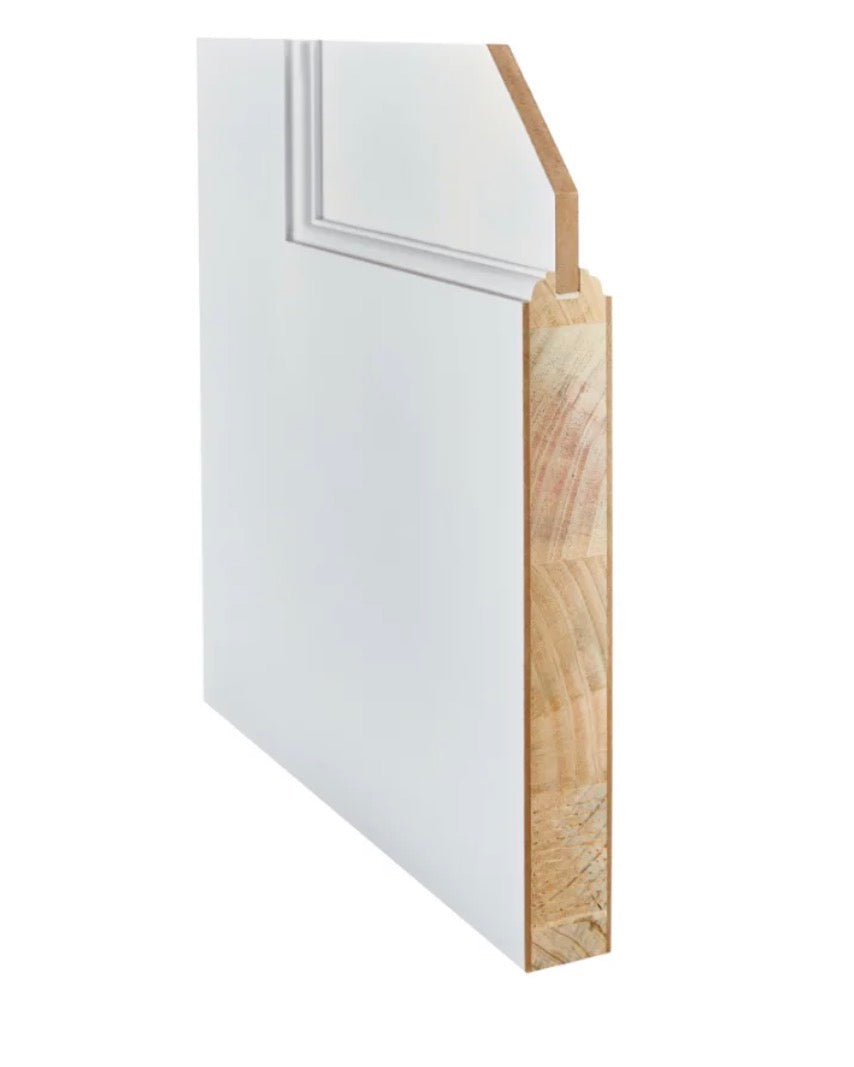 Door - 24" W x 80" H Bi-Fold Primed 2 Panel Shaker - WF11.7.25