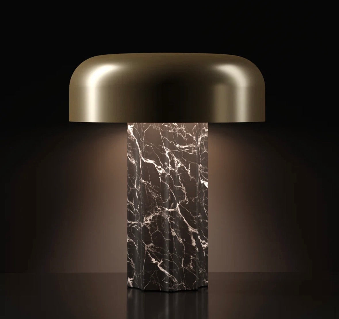 Lamp - Fluted Column Rechargeable Cordless LES Table Lamp 3 levels
