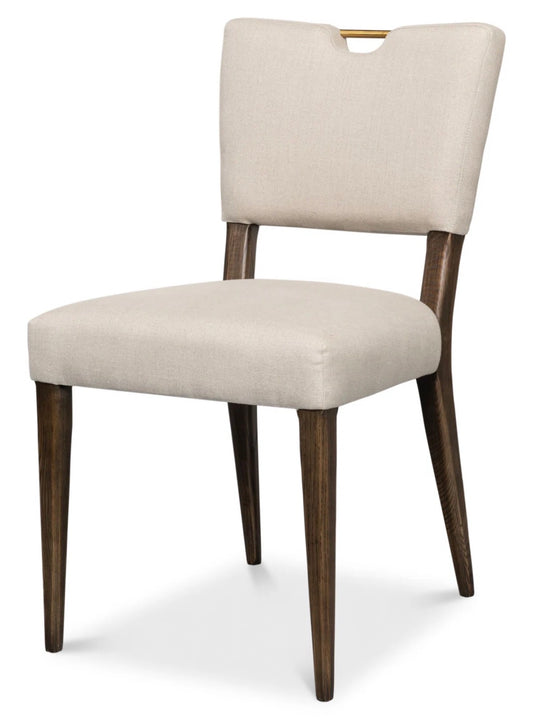 Chair Set of 2 - Accent Chair Landon Linen Ash - WF1.24.26