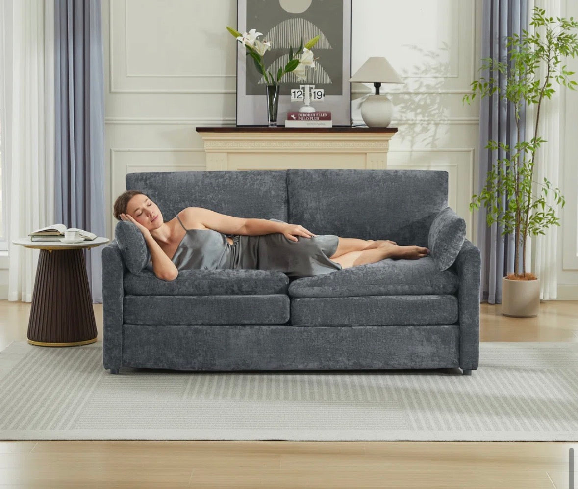 Sofa - Drago 68'' Modern Square Arm Loveseat Sofa