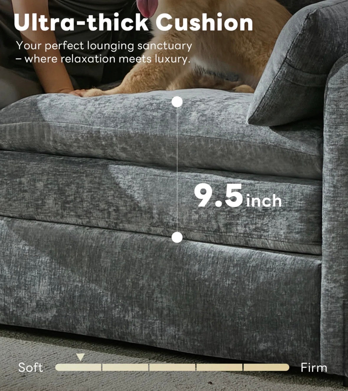 Sofa - Drago 68'' Modern Square Arm Loveseat Sofa