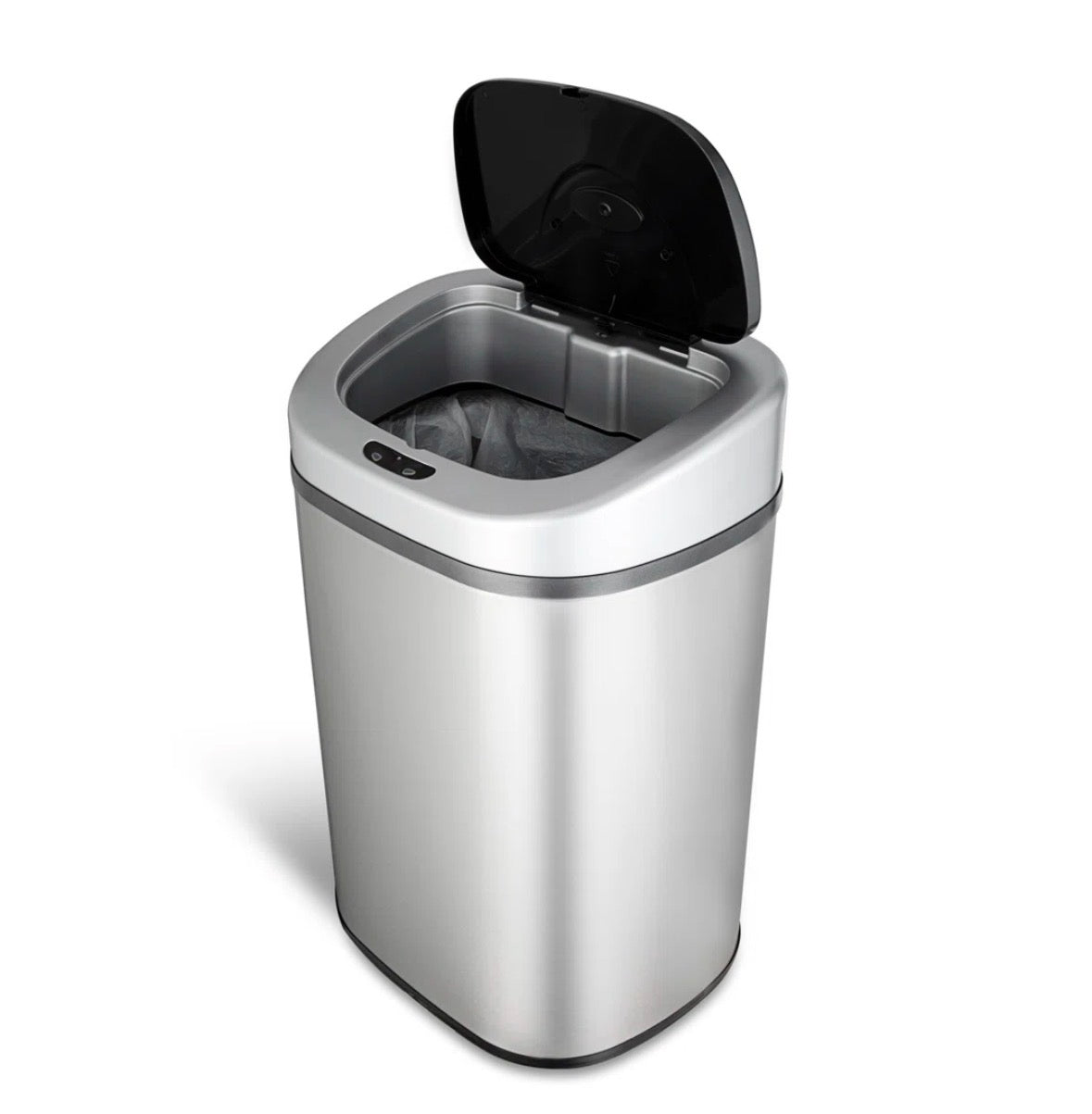 Trash Can - Nine Star 21 Gallon Stainless Steel Motion Sensor Trash Can (Dent on Side)