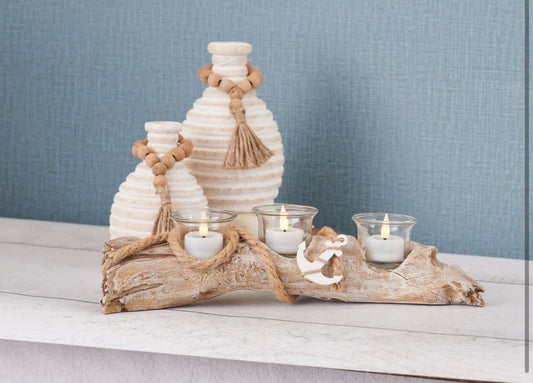 Decor - 13.8" W Anchors Centerpiece