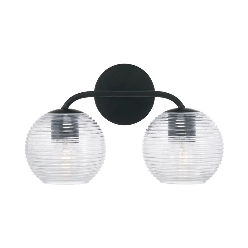 Vanity Light - Kryspin 2-light Matte Black - WF