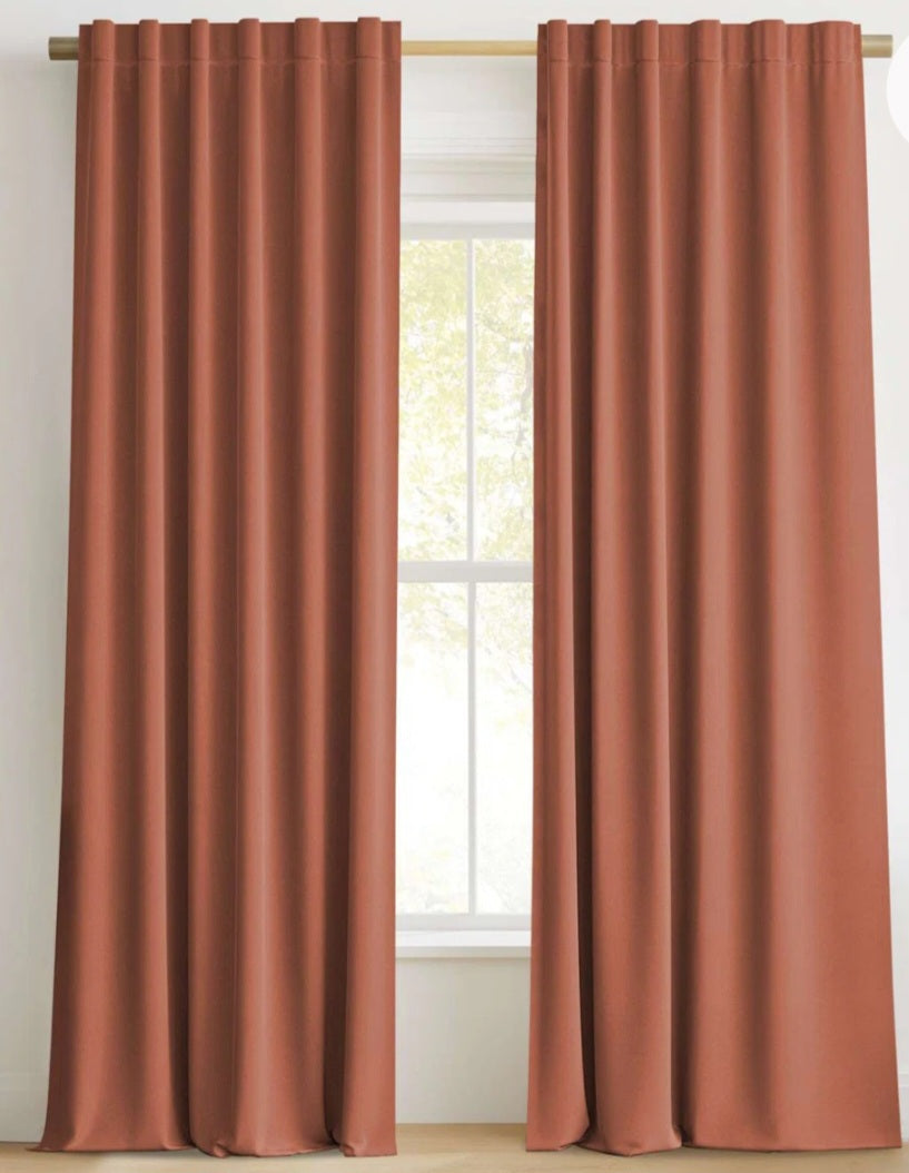 Curtains - 52" x 54" Blackout Thermal Insulated Window Treatment Panels - WF1.3.26