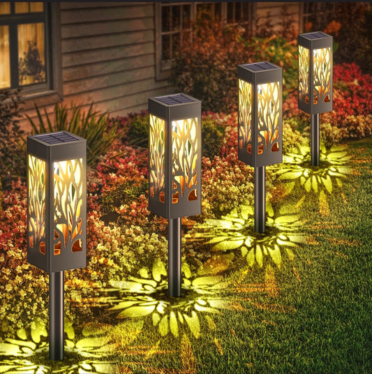 Outdoor - Pack of 6 KOPE Low Voltage Solar Powered Integrated LED Pathway Light - WF12.4.25