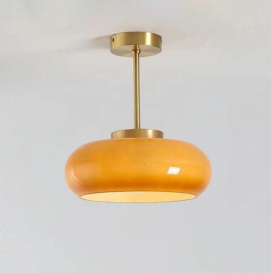 Flush Mount - Fozie Glass Semi Flush Mount - WF12.4.25