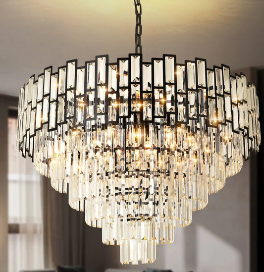 Chandelier - Imma Crystal Empire Chandelier with Crystal Accents - WF12.4.25