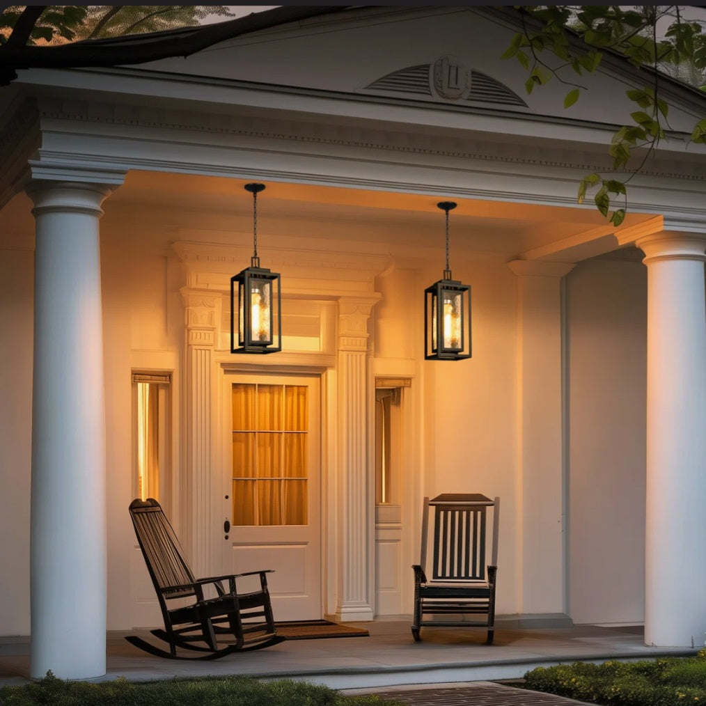 Outdoor - Pendant Light - Ebern - 15" Outdoor Modern Hanging Pendant Light