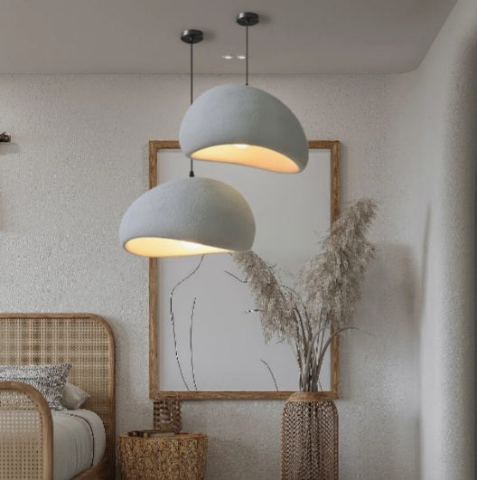 Pendant - Prim 1 - Light Gray Single Pendant