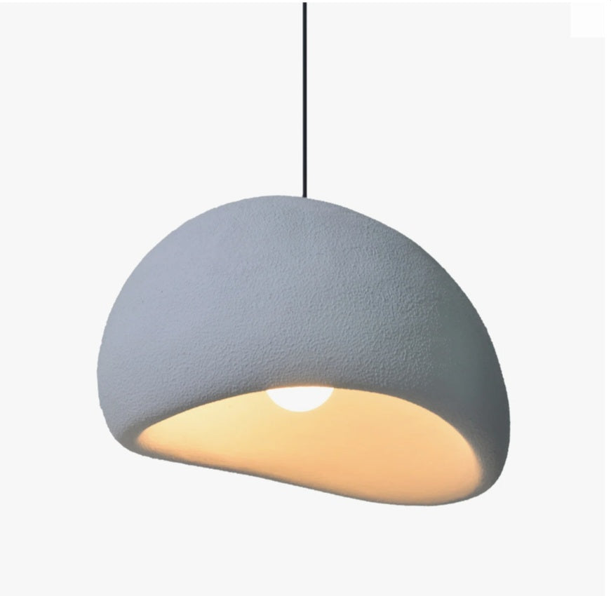 Pendant - Prim 1 - Light Gray Single Pendant