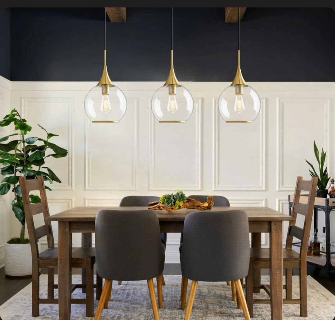 Pendant - Light Single Pendant with Clear Glass
