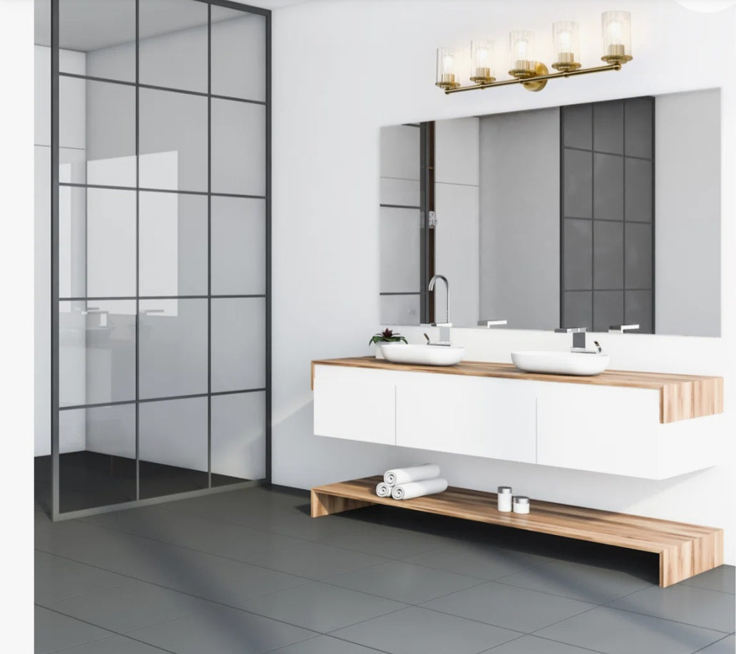 Vanity Light - Cheetham 5 Light Dimmable Vanity Light