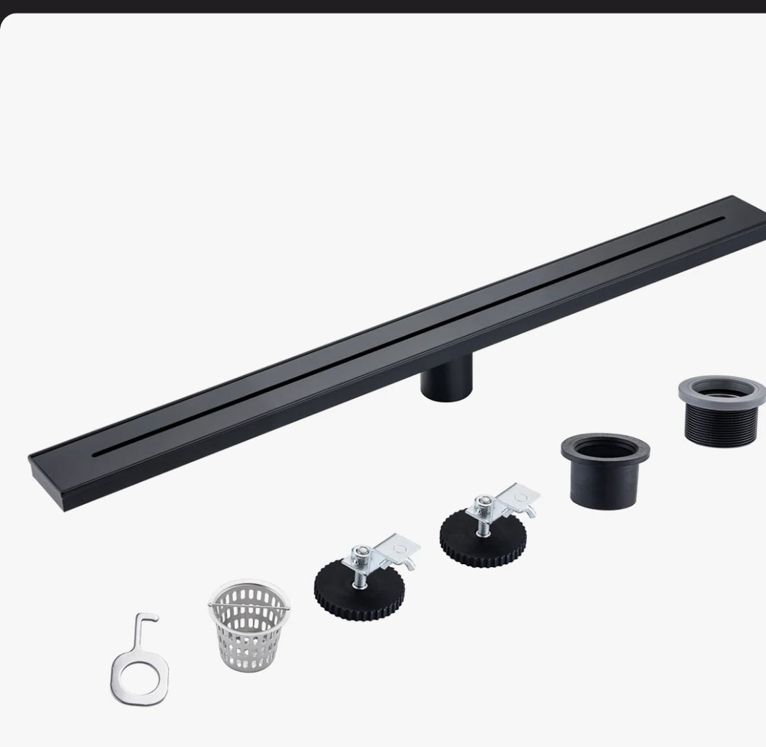 Drain Assembly - 32" Wide Linear Grid - Curbless Shower Design
