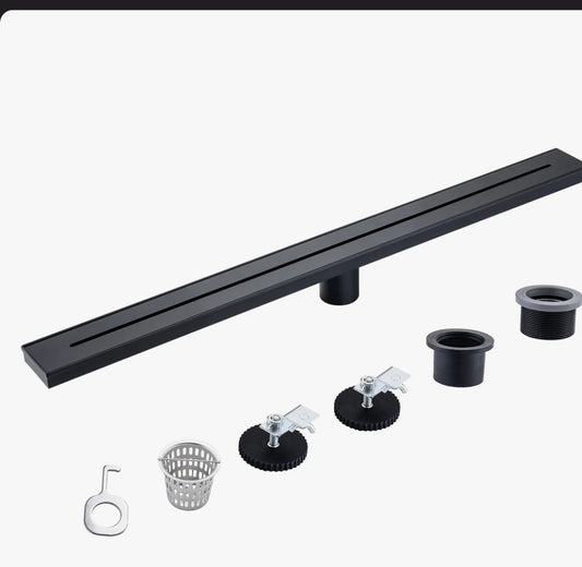 Drain Assembly - 32" Wide Linear Grid - Curbless Shower Design