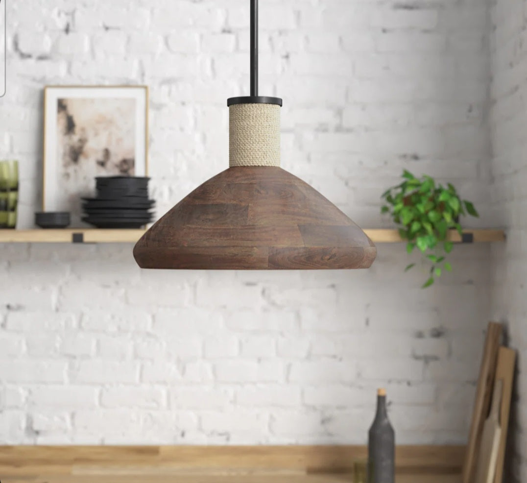 Pendant - Dubai 1 - Light Single Cone Pendant