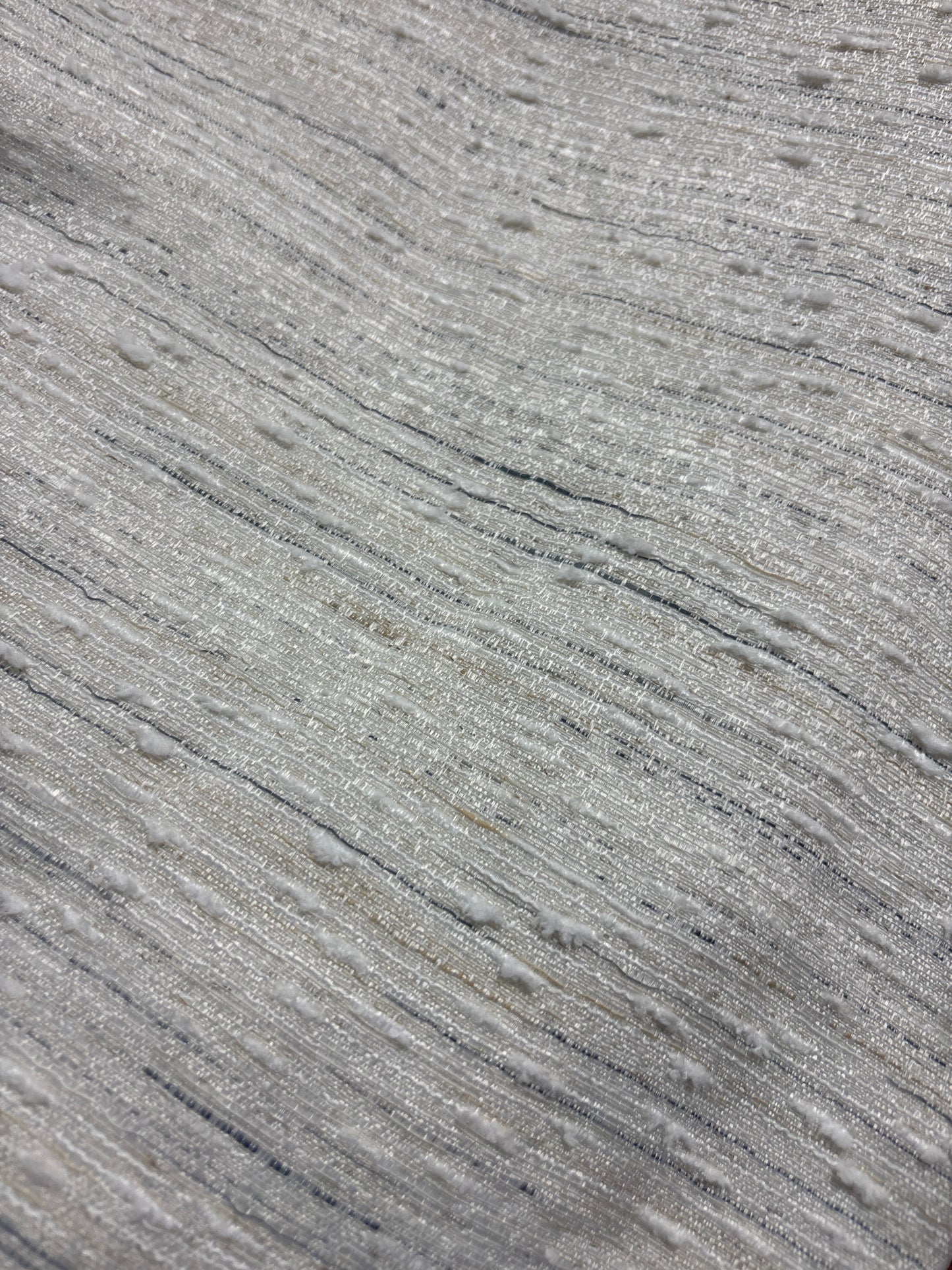 Curtain Set of 2 Panels - 38” W x 108” L Room Darkening Cream Twead (2 Sets of 2 available) - DN