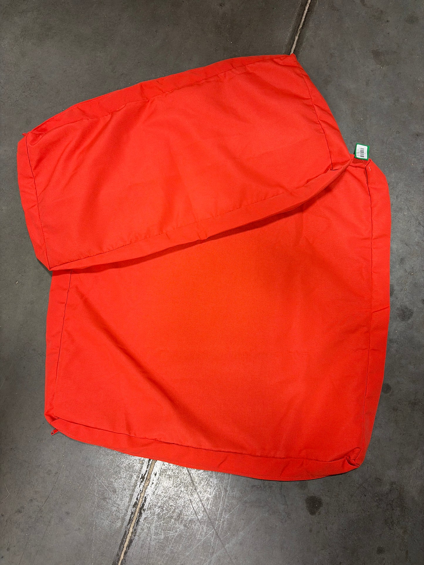 Outdoor Cushion Cover Set - Orange Seat 28” x 27” x 4” Back Cushion 28” x 13” x 4”